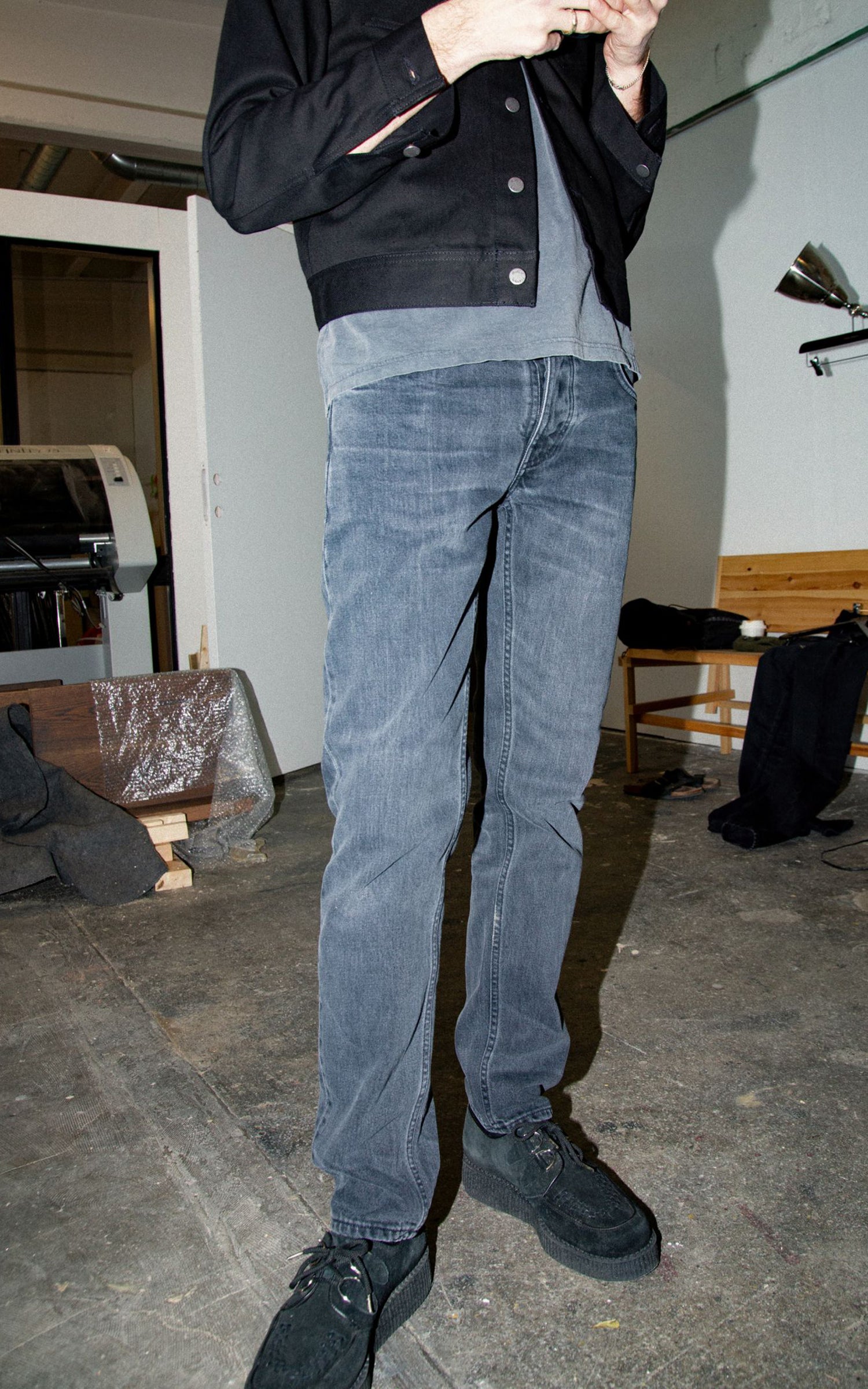 Nudie Jeans Solid Ollie Pale Tracks