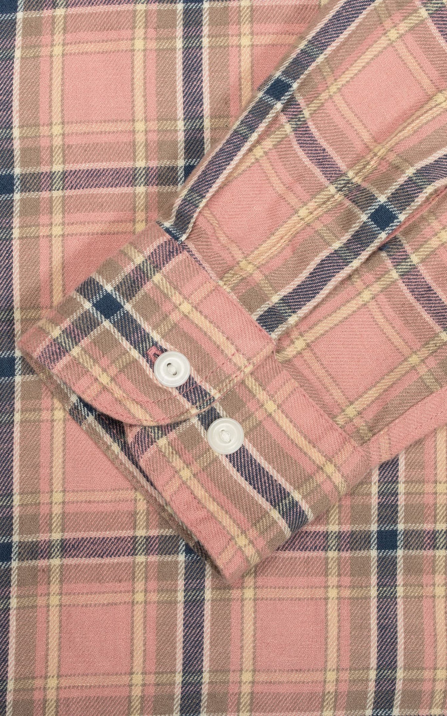 Nudie Jeans Julian Worker Shirt Checked Pink