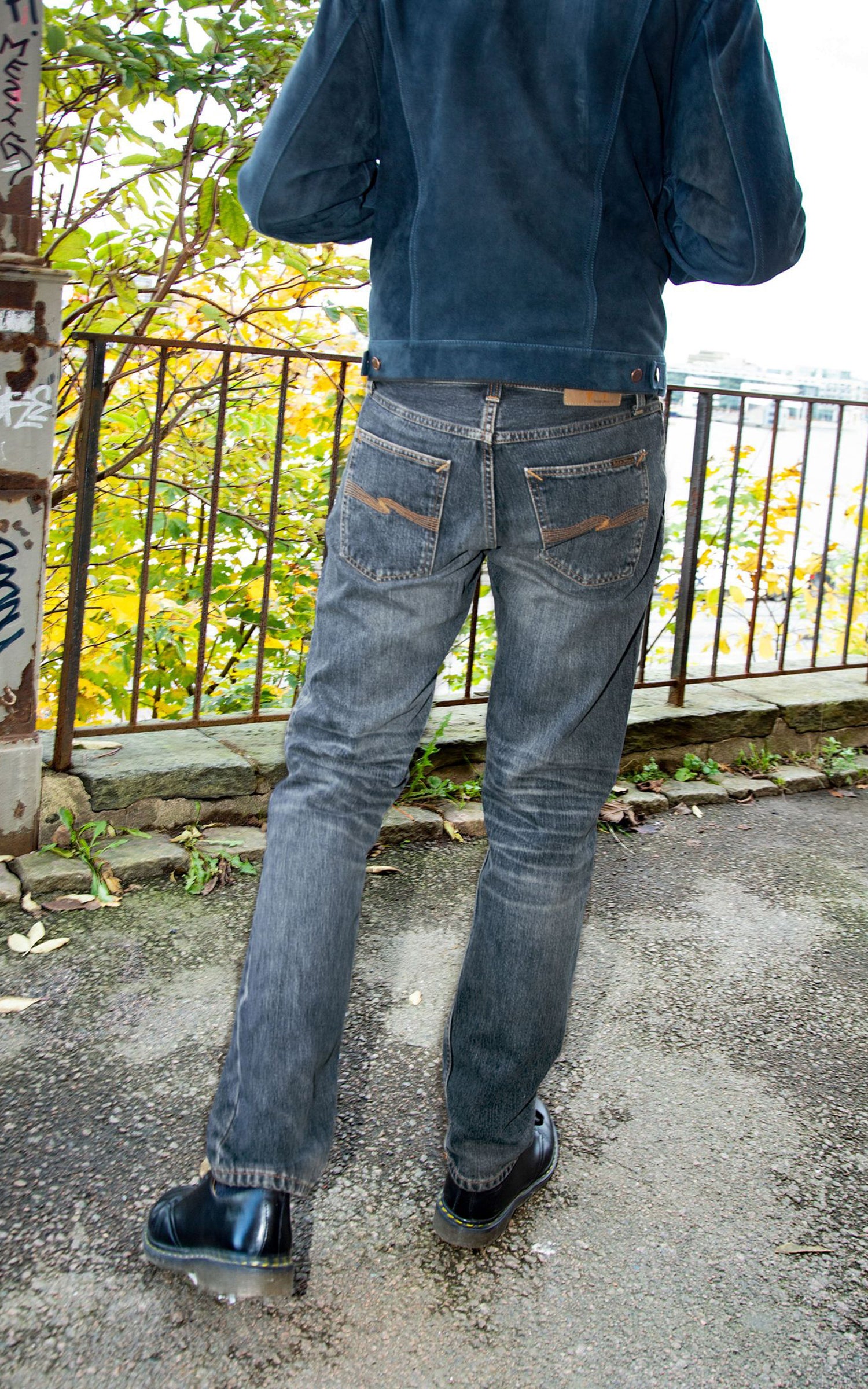Nudie Jeans Gritty Jackson Sand Tracks