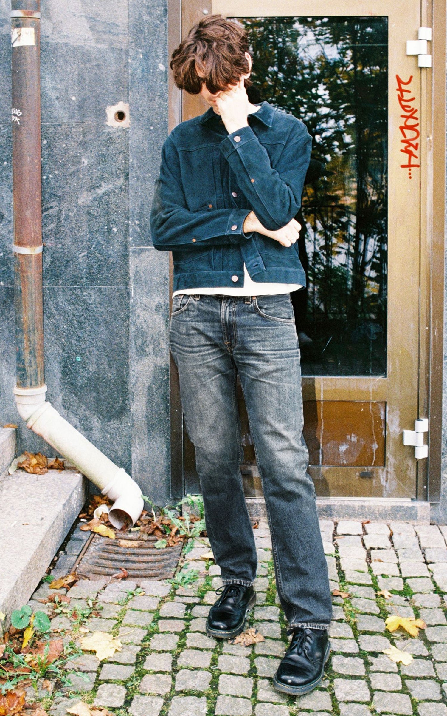 Nudie Jeans Gritty Jackson Sand Tracks