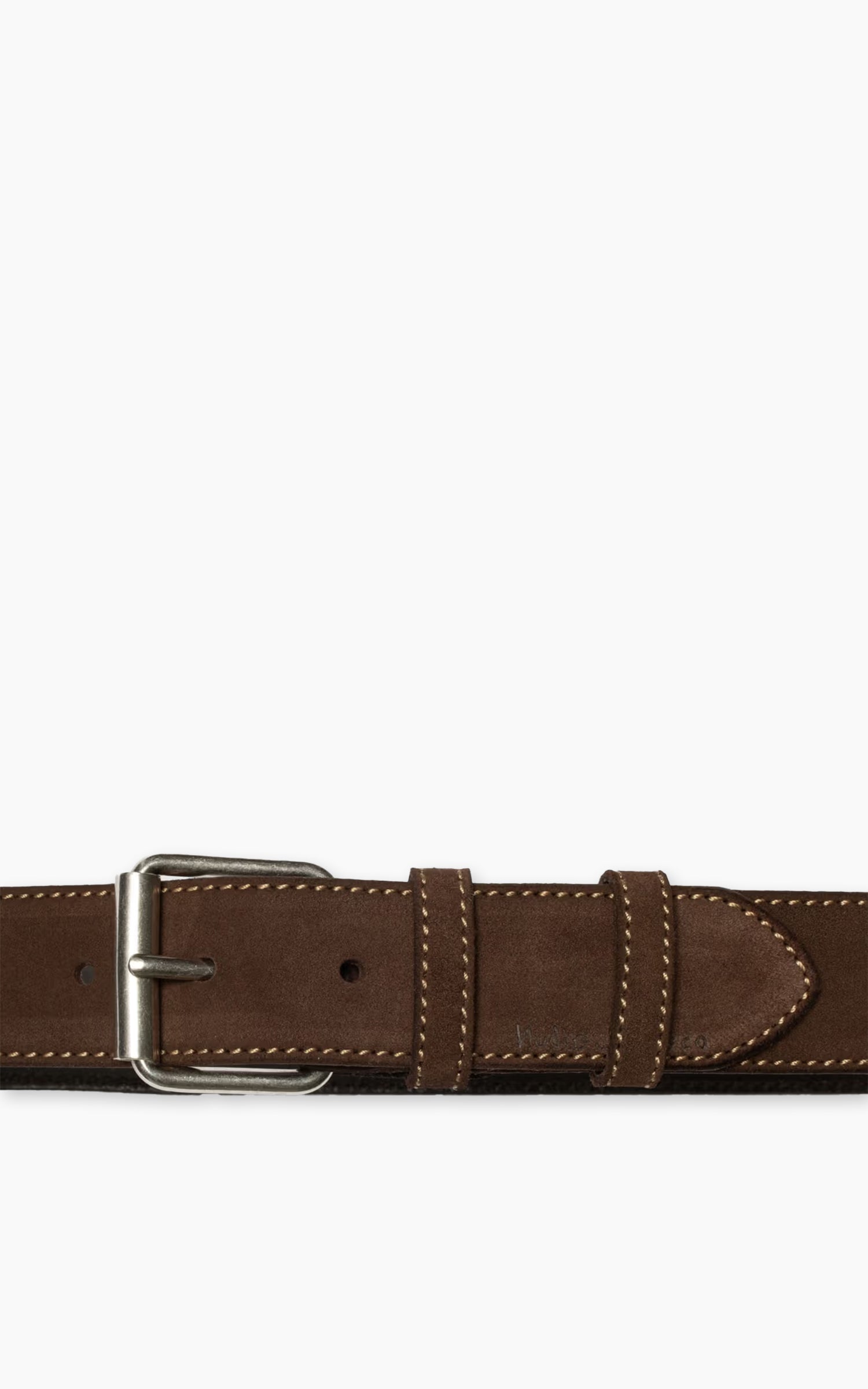 Nudie Jeans Pedersson Suede Belt Dark Brown