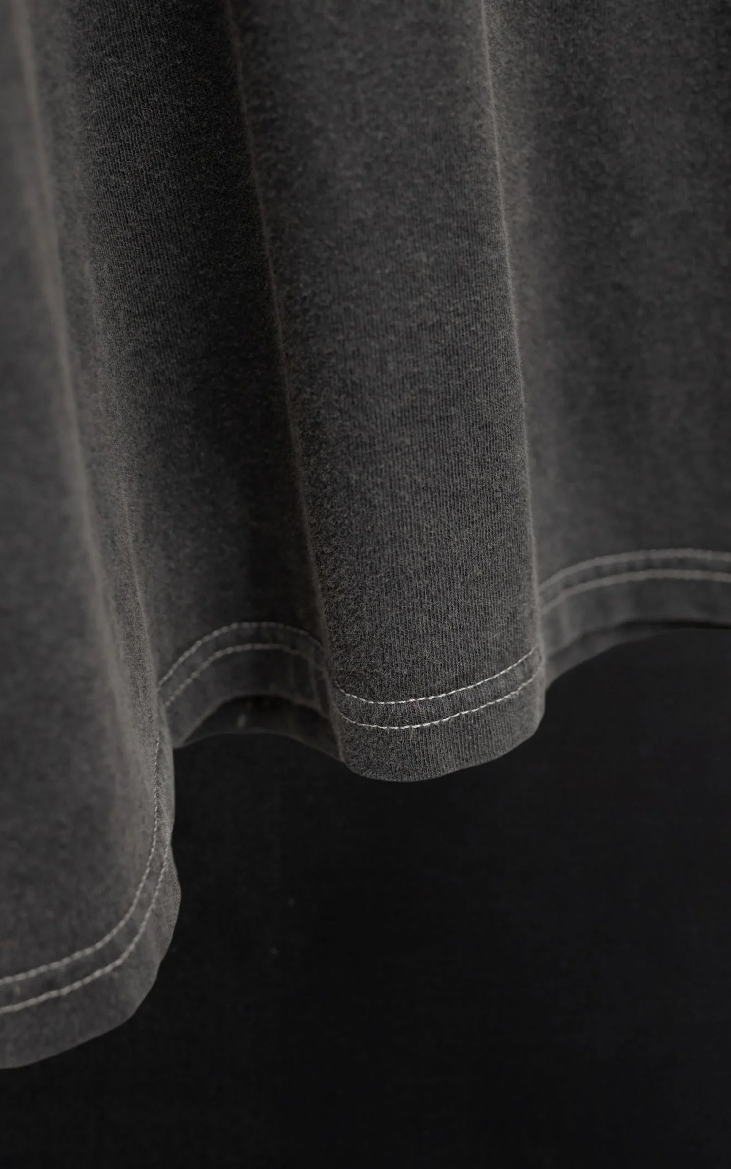 Nudie Jeans Koffe T-Shirt LifeTracks III Antracite