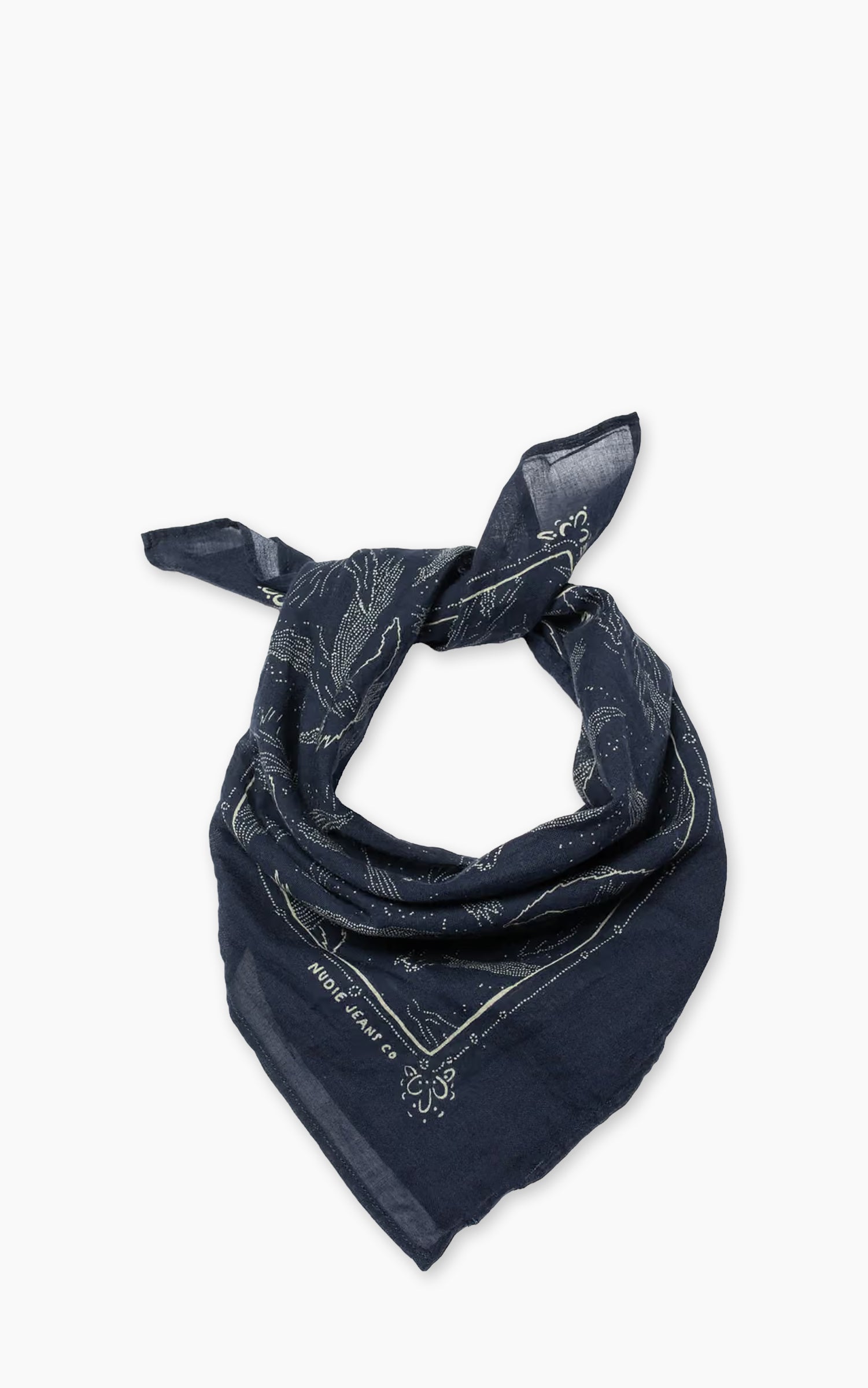 Nudie Jeans Ingrid Bandana Starburst Blue