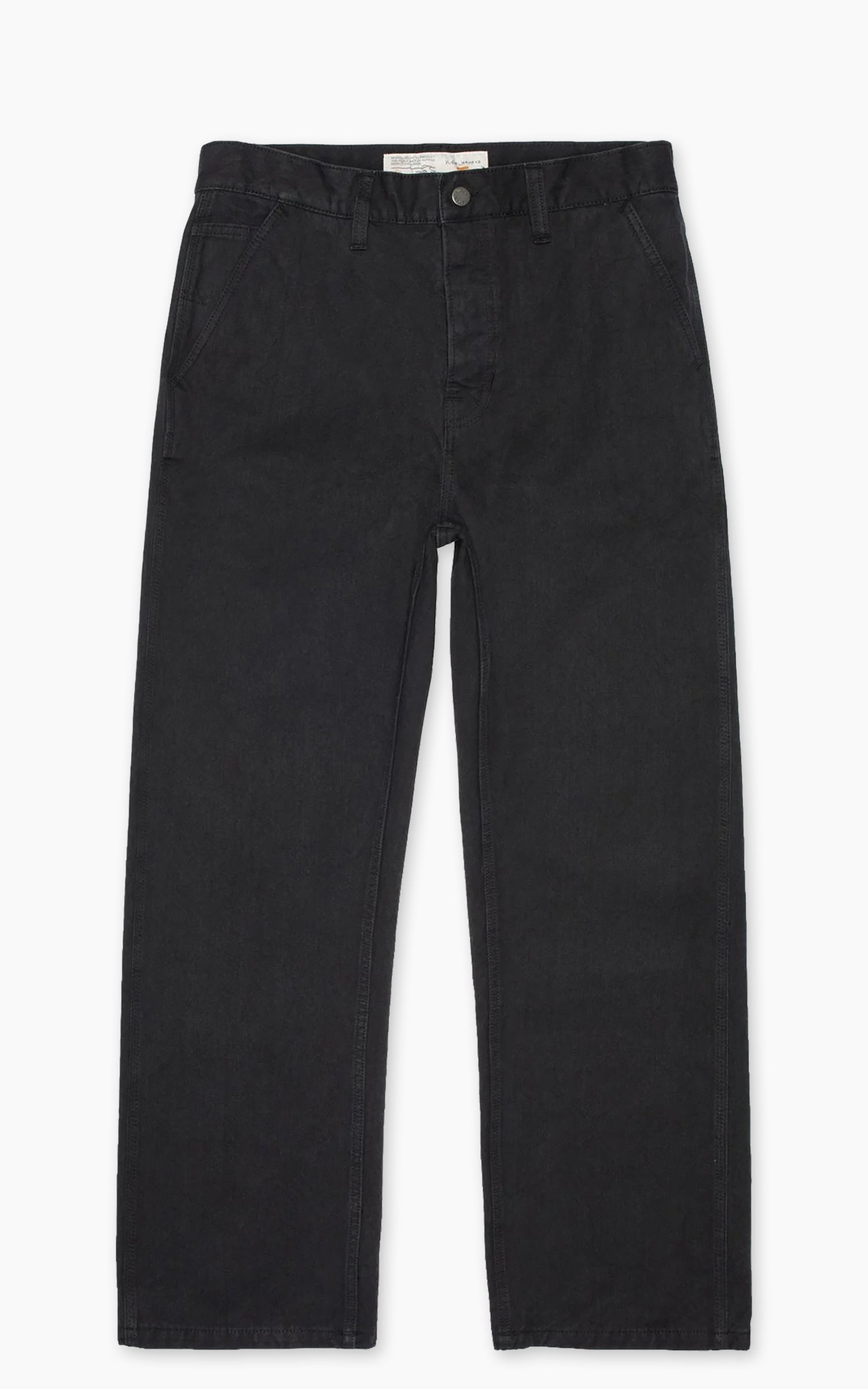 Nudie Jeans Tuff Tony Pants Duck Canvas Black