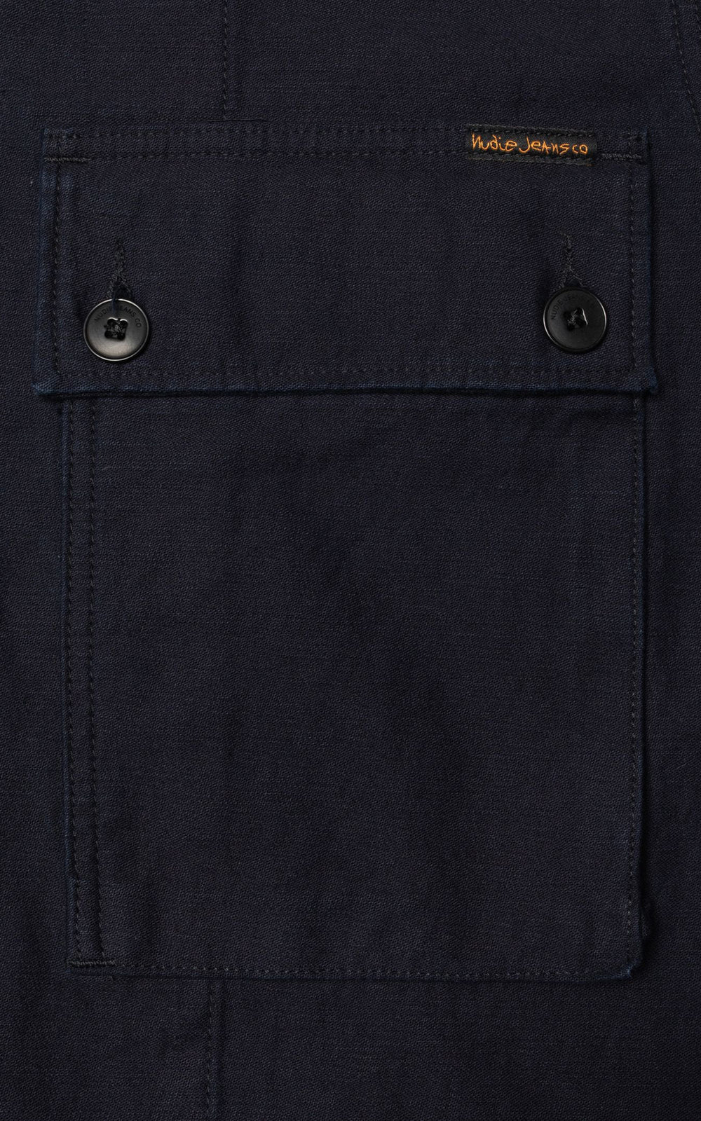 Nudie Jeans Nino Shirt Back Sateen Indigo