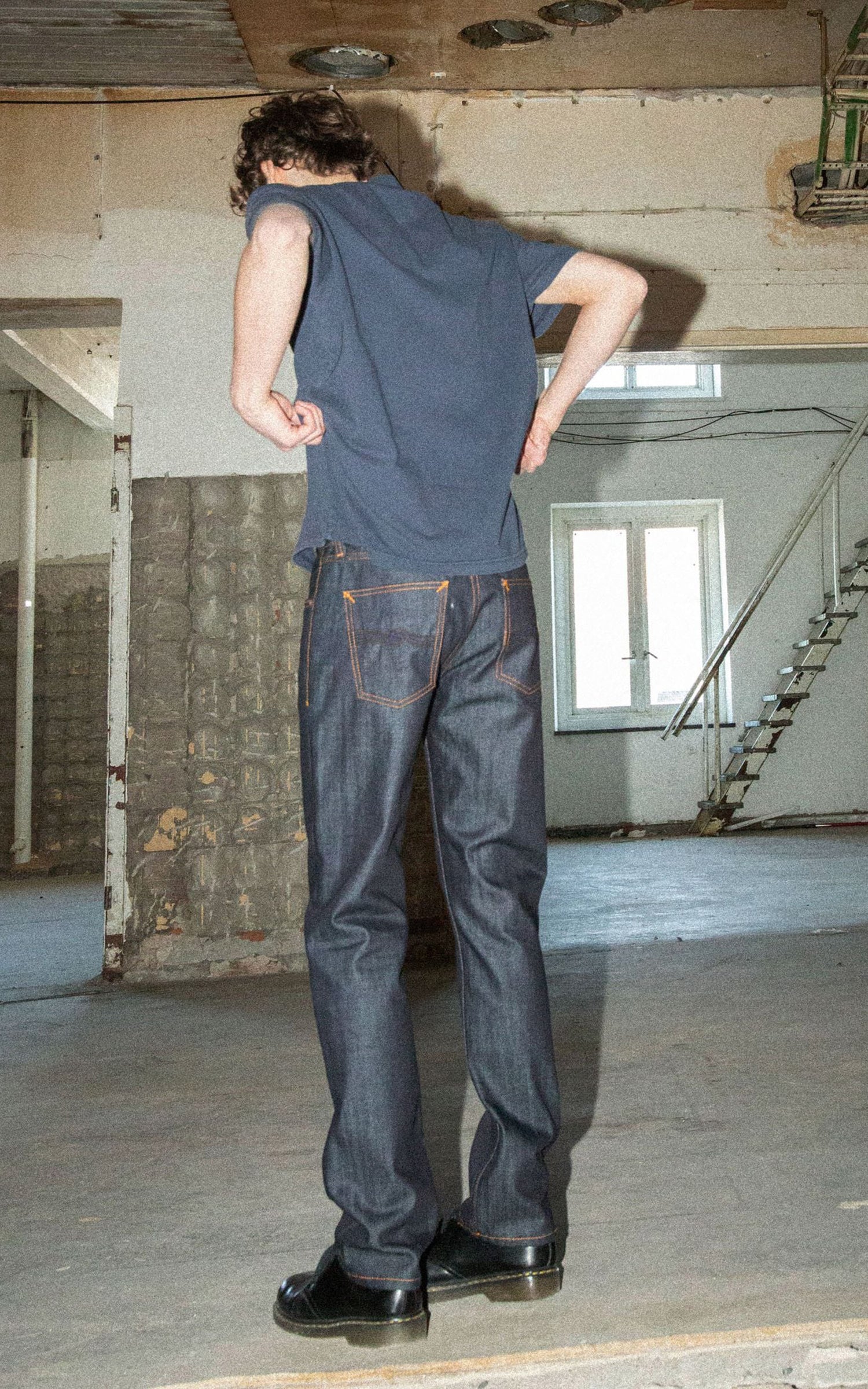 Nudie Jeans Gritty Jackson Blue Dry Two