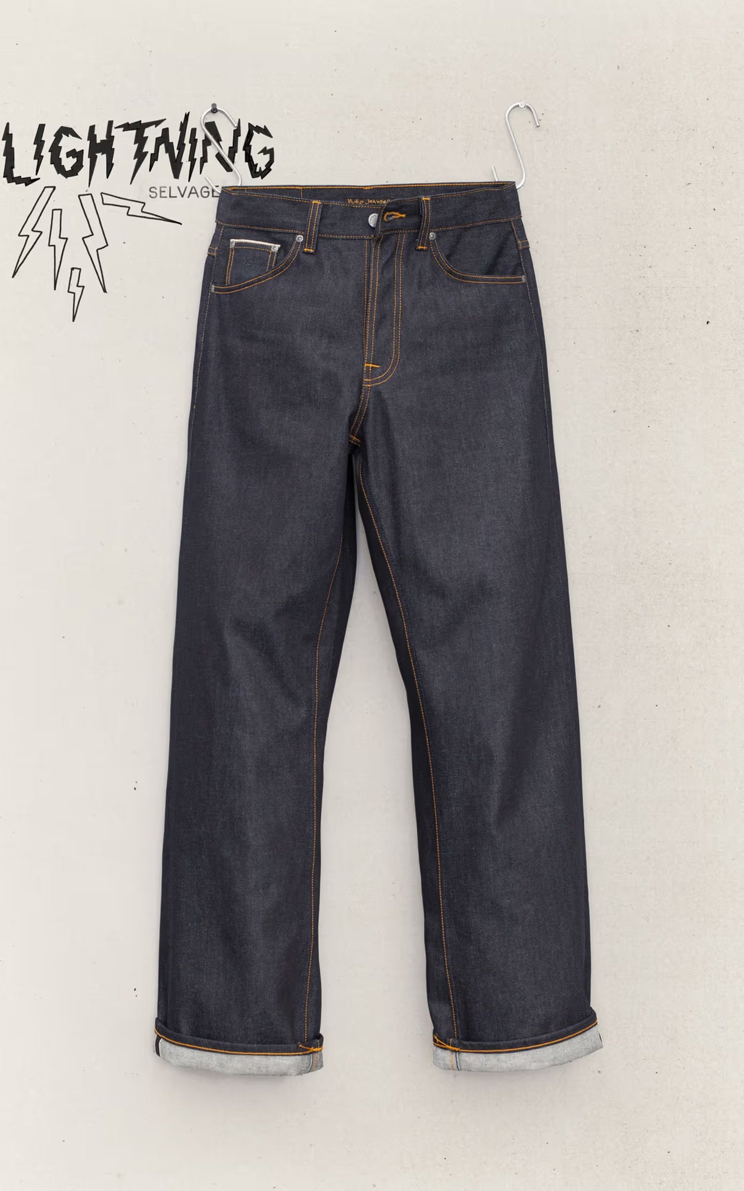 Nudie Jeans Loud Larry Lightning Selvage