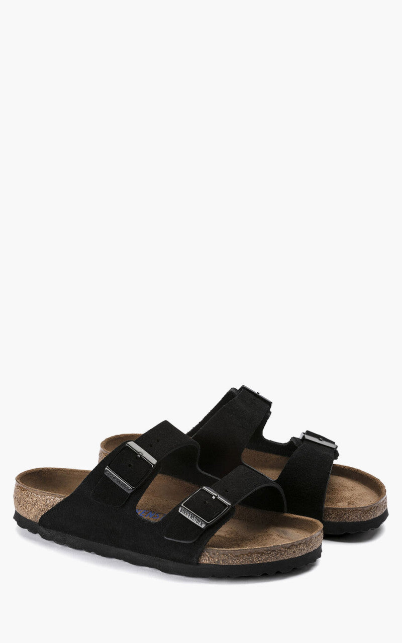 Birkenstock Arizona Soft Footbed Suede Black