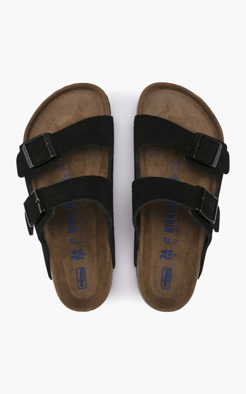 Birkenstock Arizona Soft Footbed Suede Black