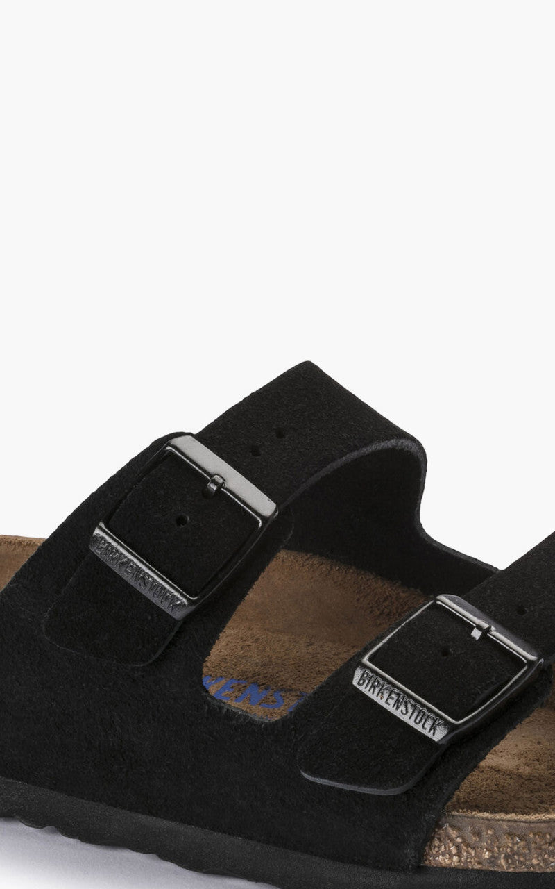 Birkenstock Arizona Soft Footbed Suede Black