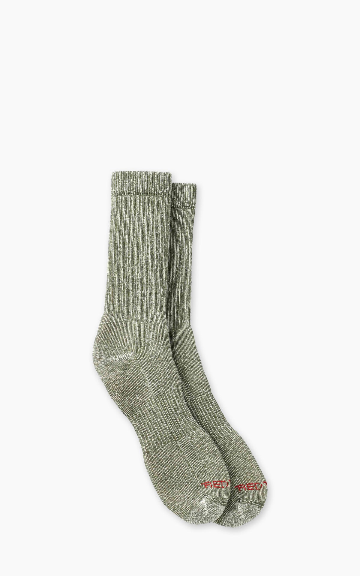 Red Wing Shoes Full Crew Merino Socks Olive
