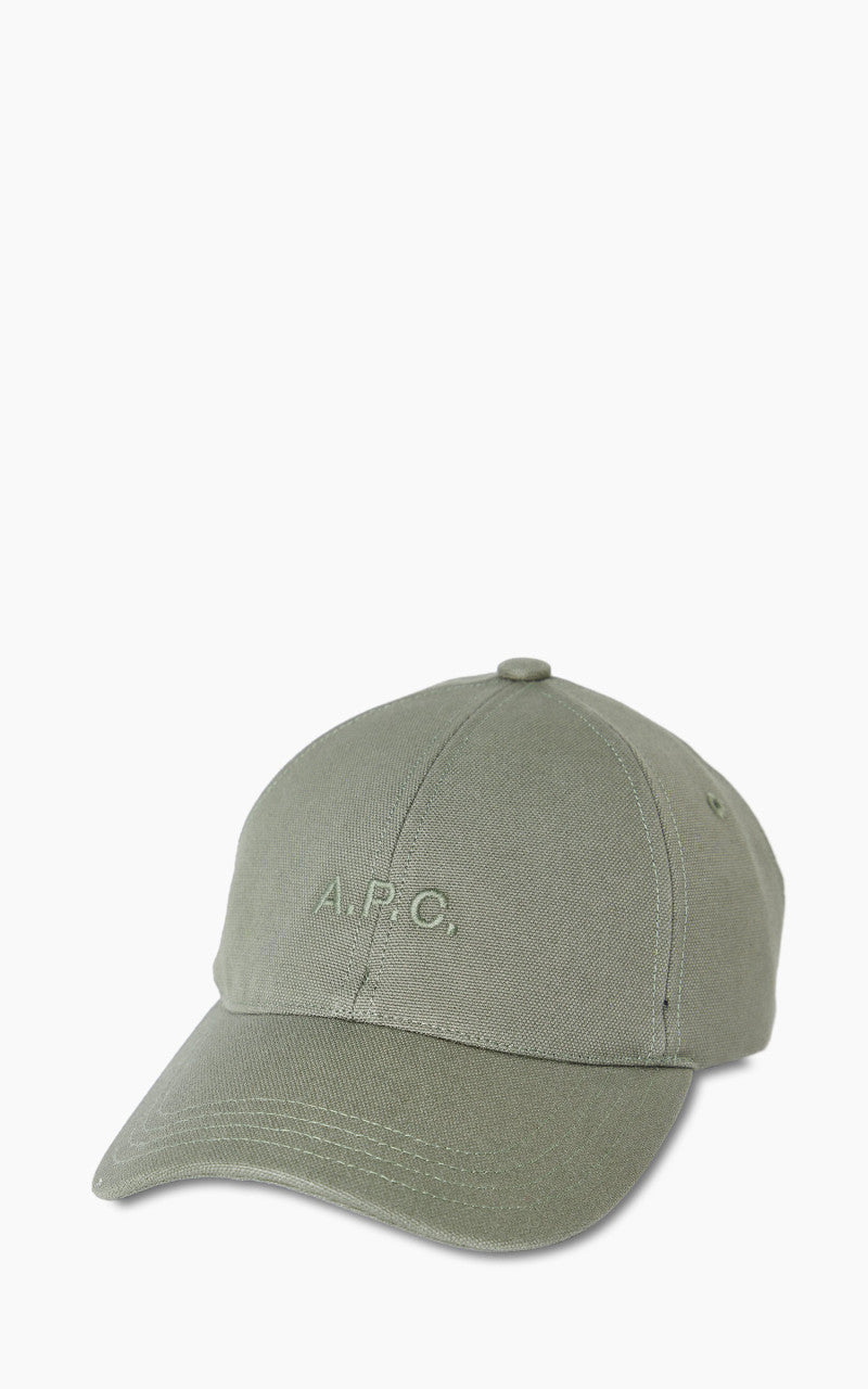 A.P.C. Charlie Casquette Baseball Cap Khaki