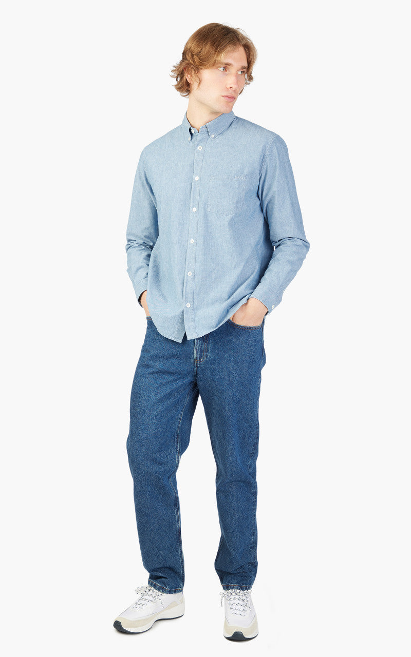 A.P.C. Chemise Edouard Shirt Blue