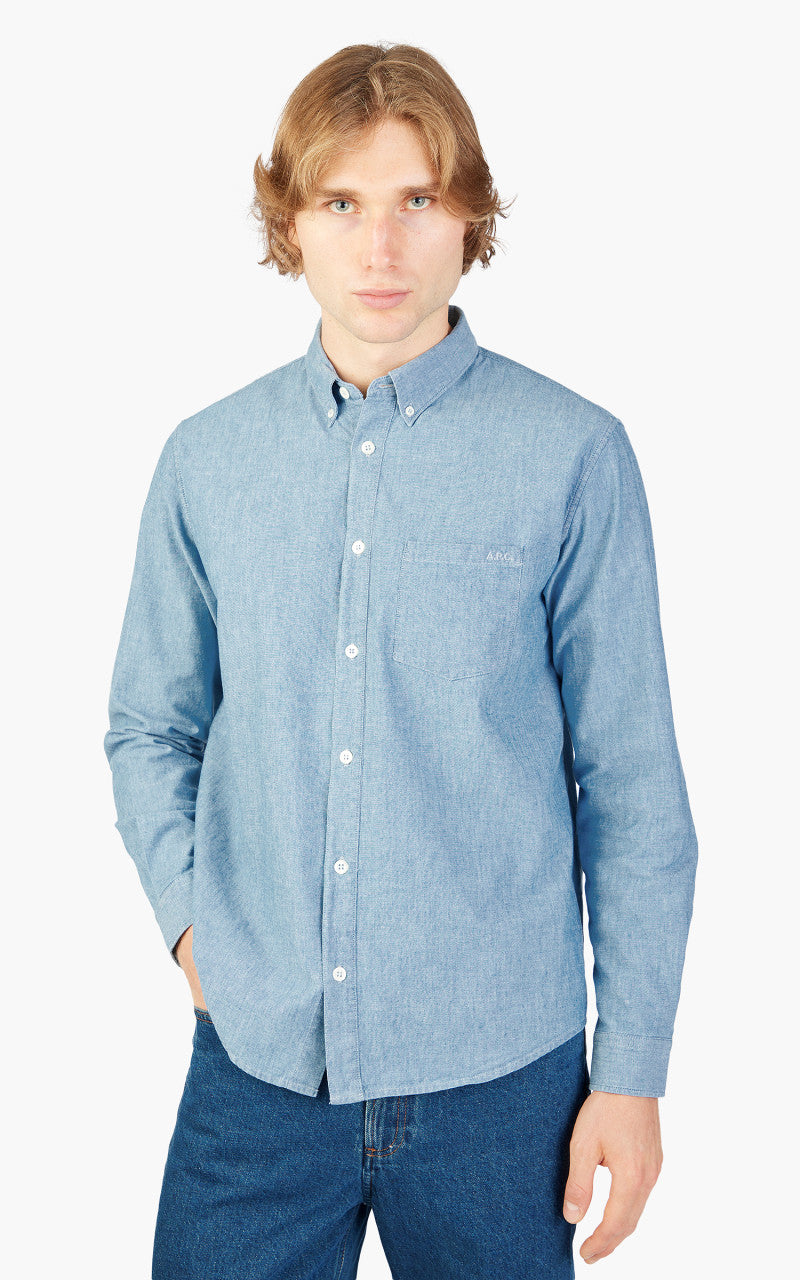 A.P.C. Chemise Edouard Shirt Blue