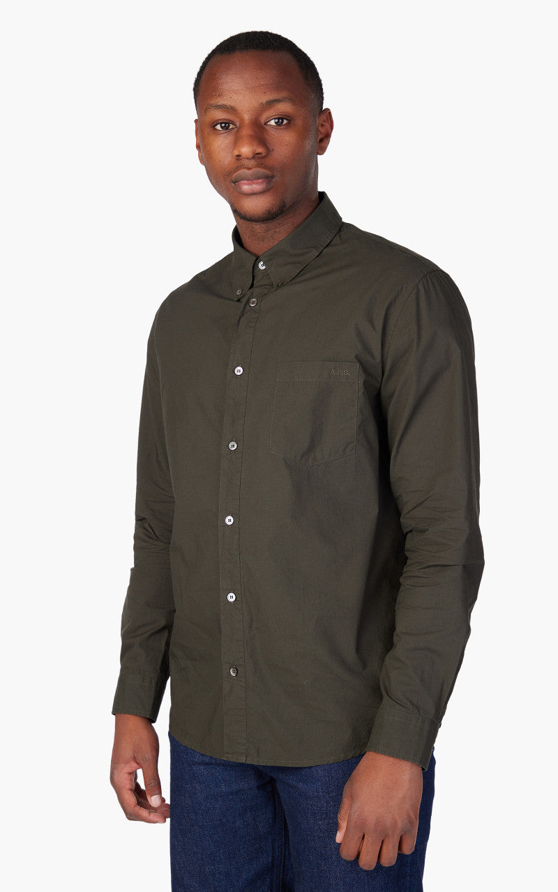 A.P.C. Chemise Edouard Shirt Dark Green