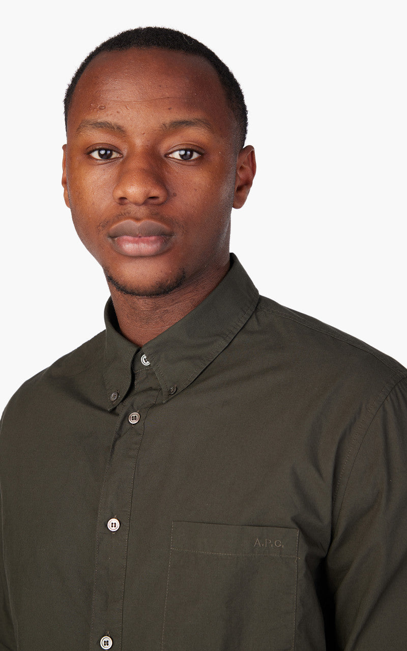 A.P.C. Chemise Edouard Shirt Dark Green