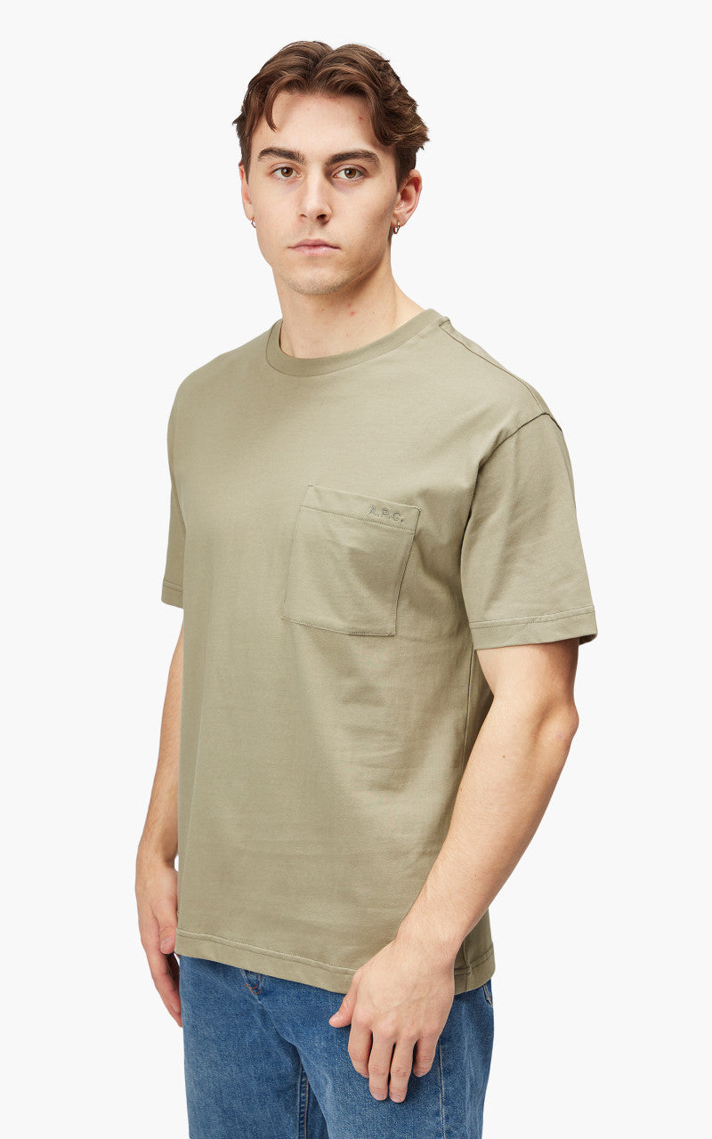 A.P.C. Dimitri T-Shirt Pale Khaki