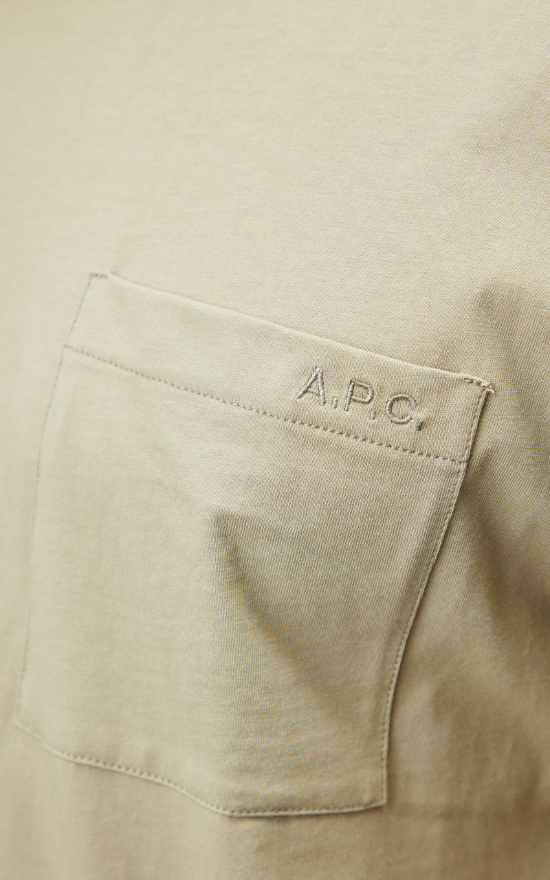 A.P.C. Dimitri T-Shirt Pale Khaki