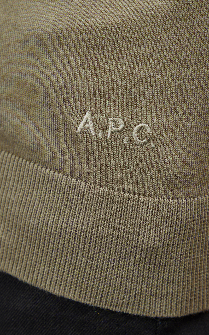 A.P.C. New Gregoire Polo Shirt Khaki