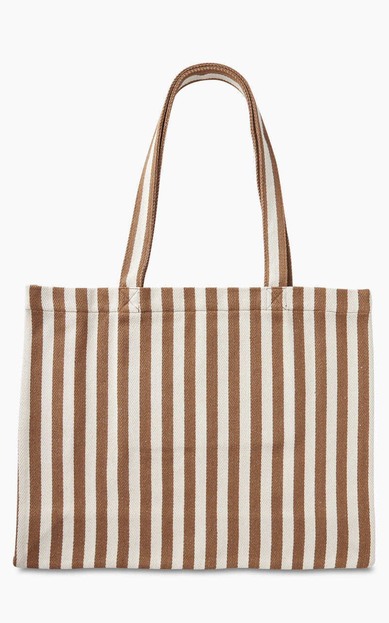 A.P.C. Diane Shopping Bag Striped Caramel