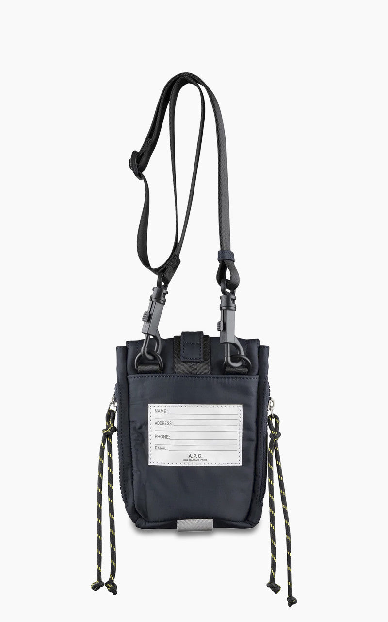 A.P.C. Trek Crossbody Pouch Dark Navy