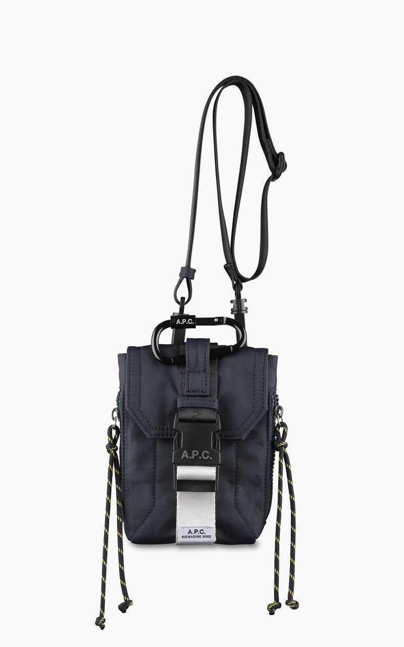 A.P.C. Trek Crossbody Pouch Dark Navy
