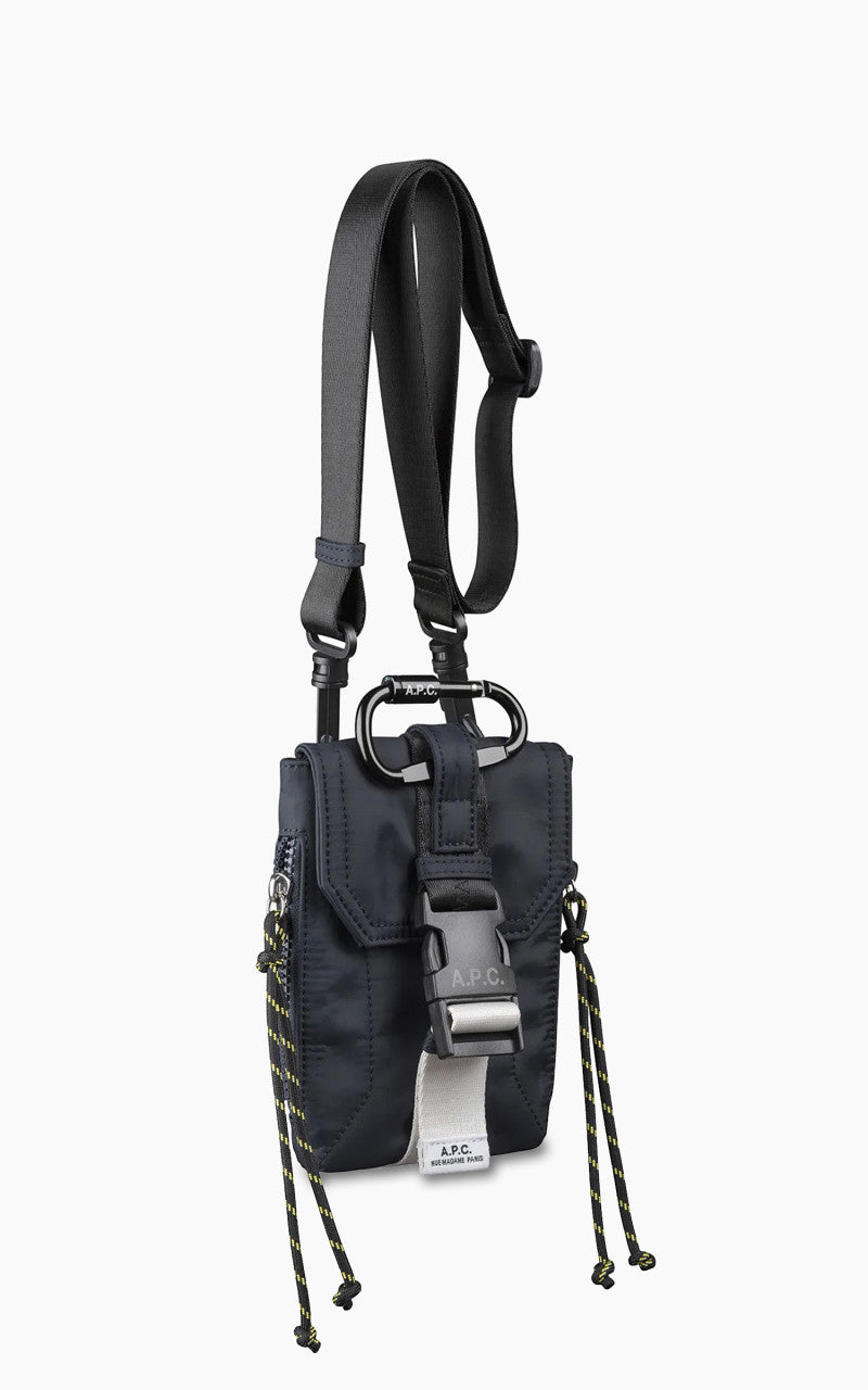 A.P.C. Trek Crossbody Pouch Dark Navy