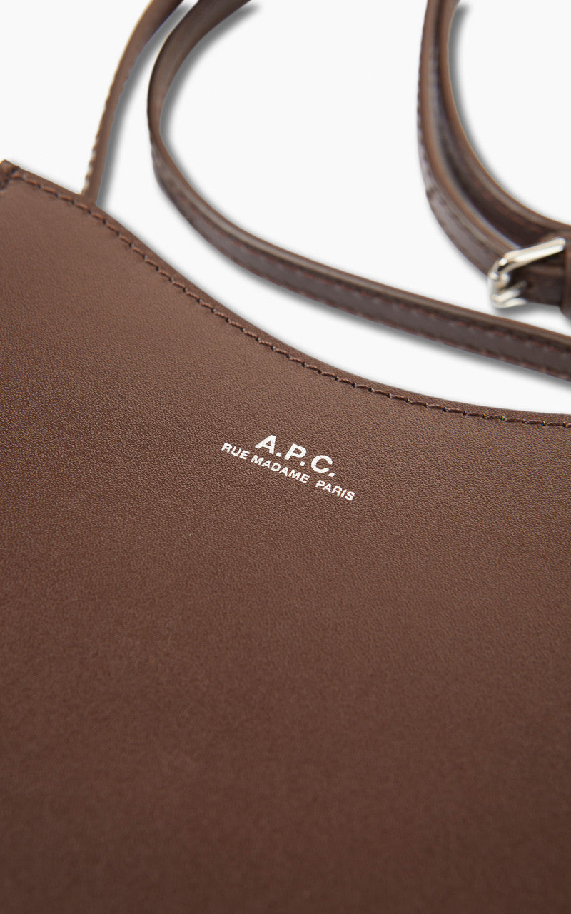 A.P.C. Jamie Neck Pouch Brown