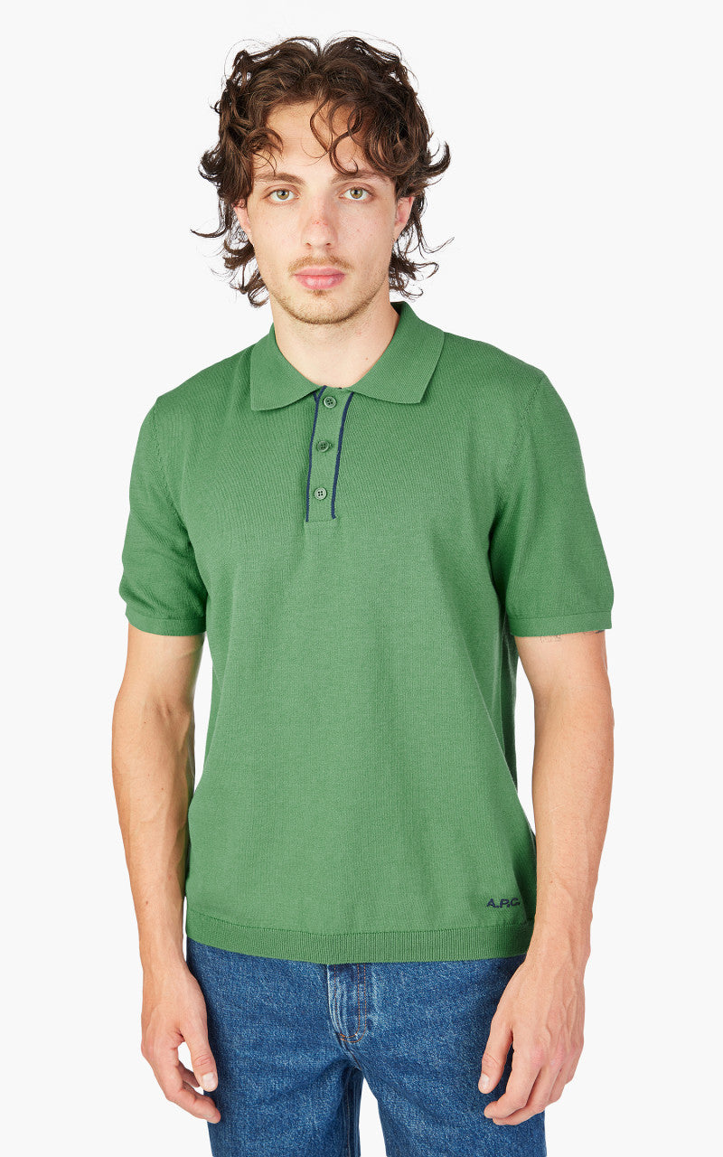 A.P.C. Polo Jacky Vert/Marine