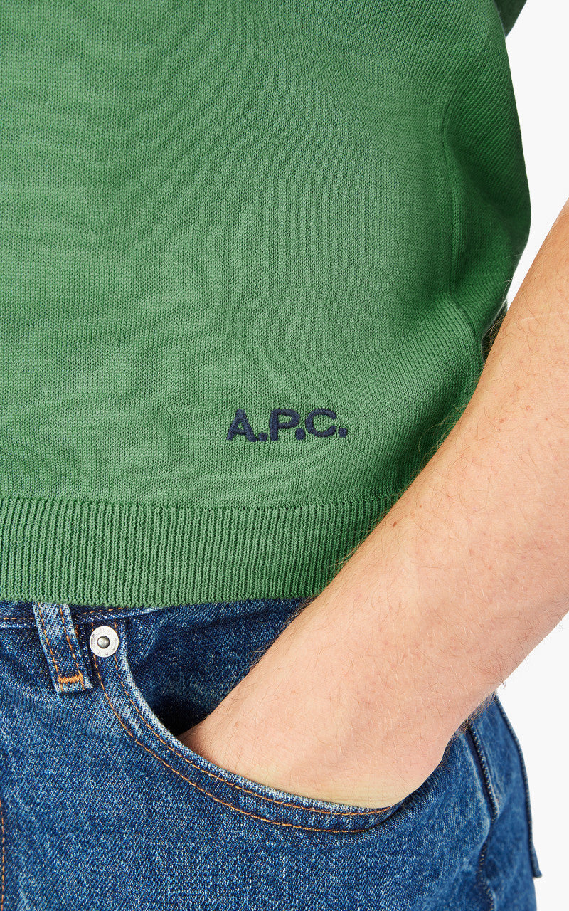 A.P.C. Polo Jacky Vert/Marine
