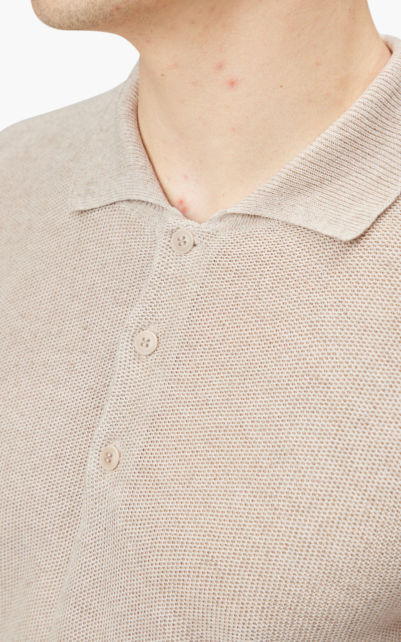 A.P.C. Fred Polo Shirt Beige