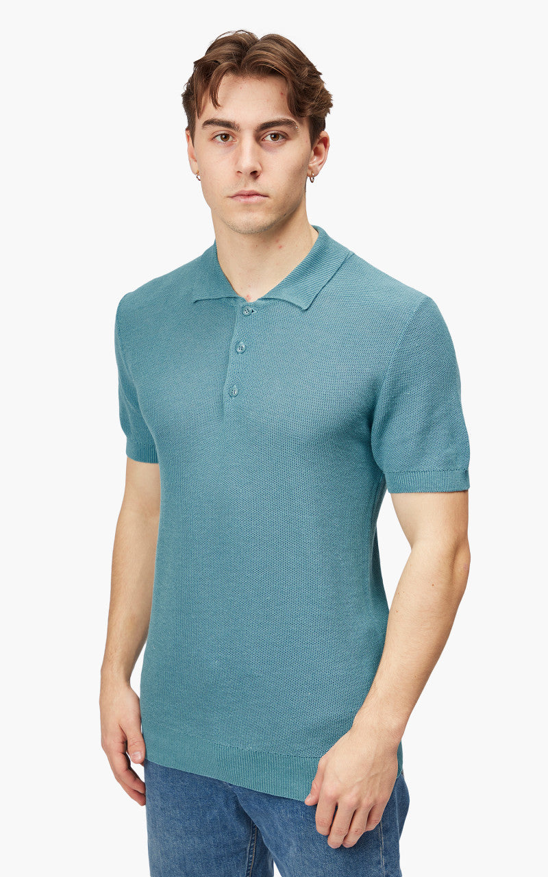 A.P.C. Fred Polo Shirt Greyish Blue