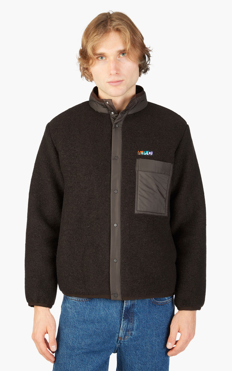 A.P.C. Blouson Ewan Jacket Maroon