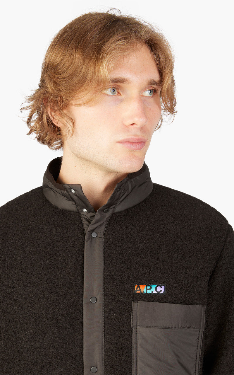 A.P.C. Blouson Ewan Jacket Maroon