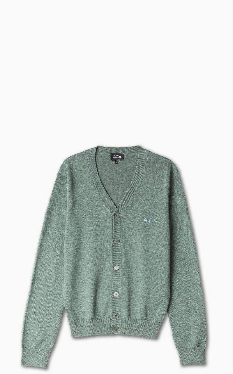 A.P.C. Joseph Cardigan Vert Chine