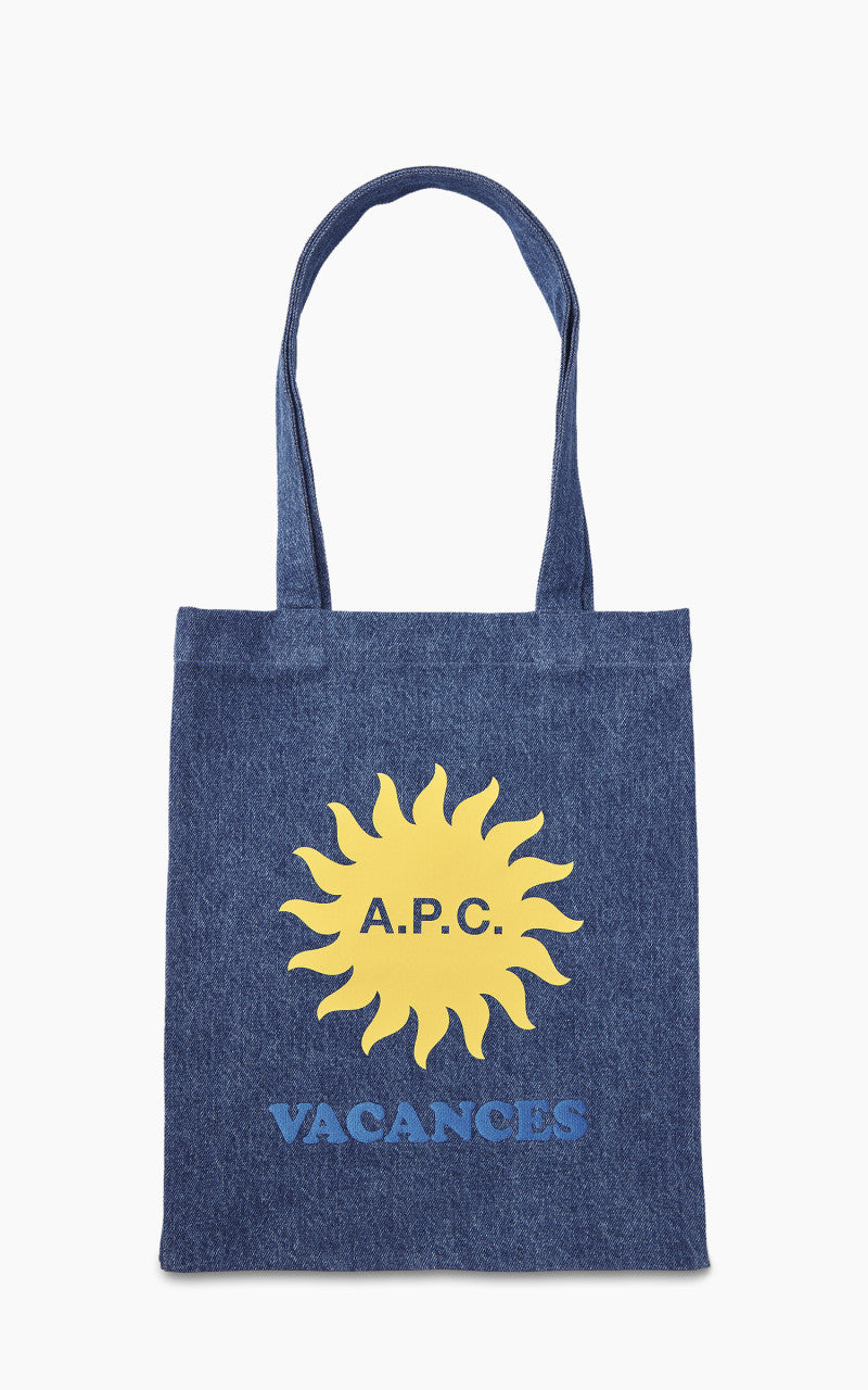 A.P.C. Lou Tote Bag Vacances Indigo