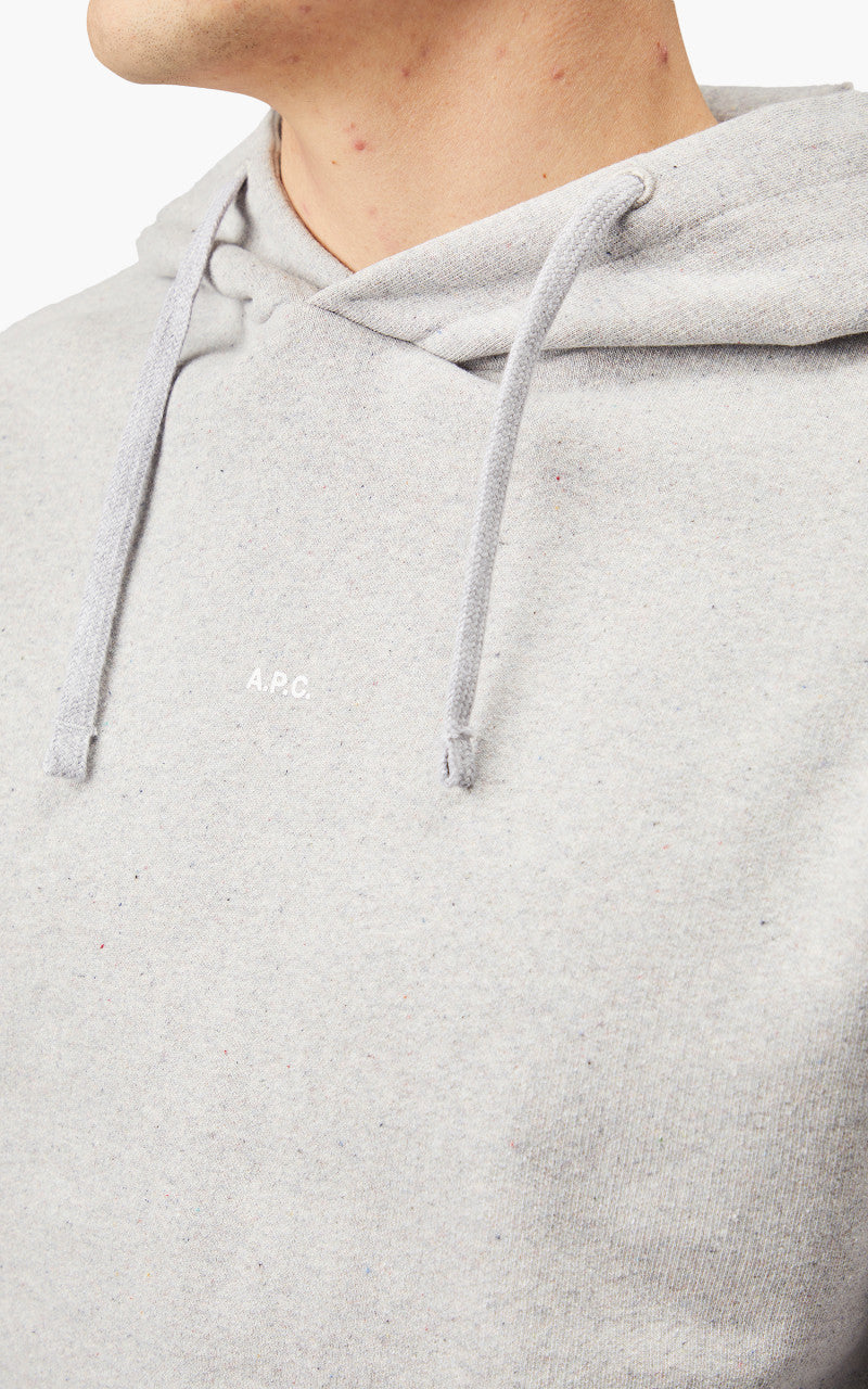 A.P.C. Hoodie Larry Heather Grey