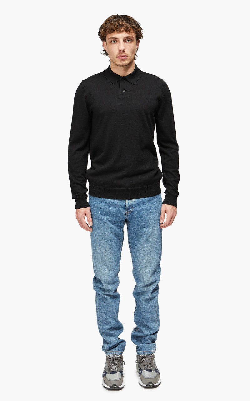 A.P.C. Jerry Polo Shirt Black