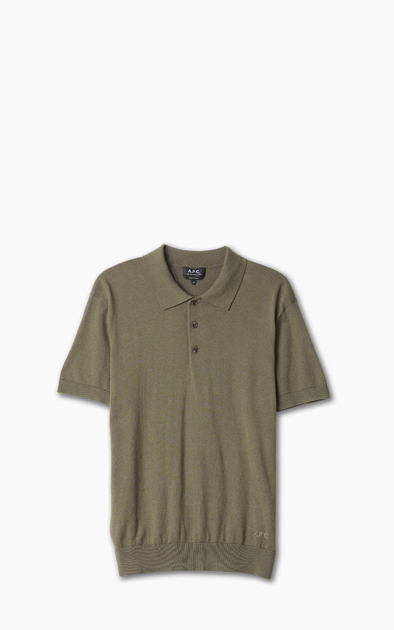 A.P.C. New Gregoire Polo Shirt Khaki