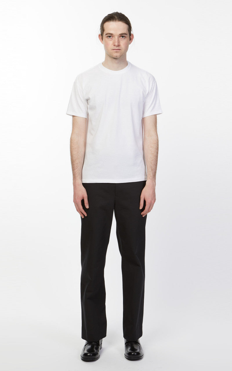 Auralee Seamless Crew Neck Tee White
