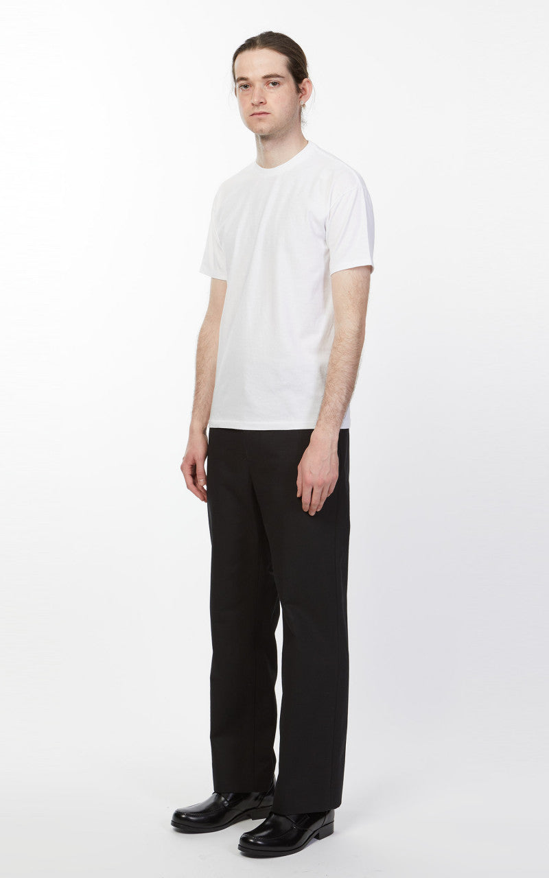 Auralee Seamless Crew Neck Tee White