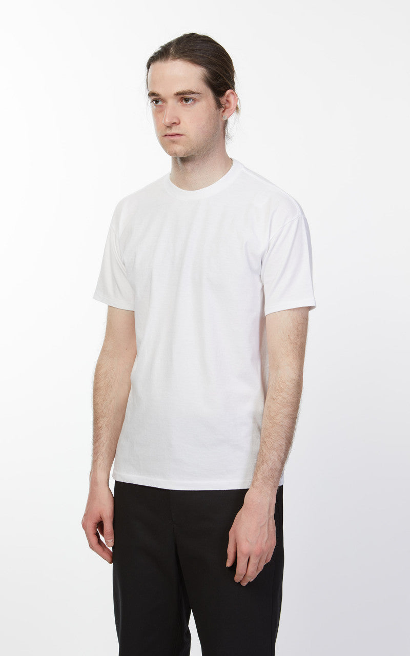 Auralee Seamless Crew Neck Tee White