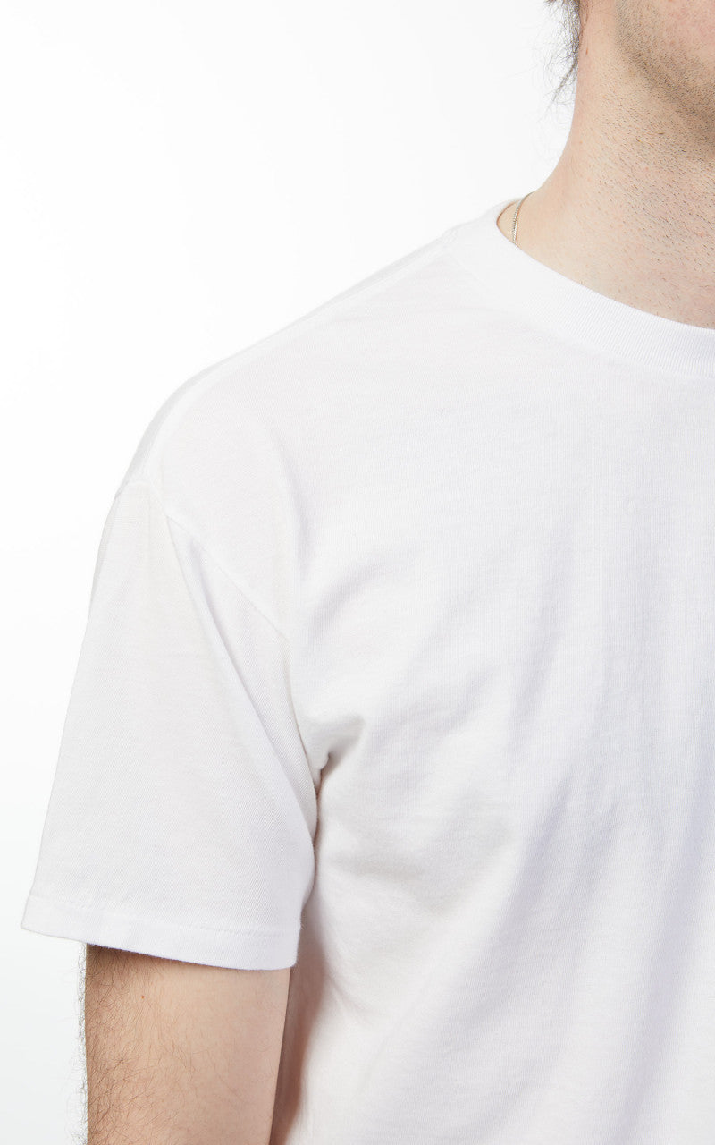 Auralee Seamless Crew Neck Tee White