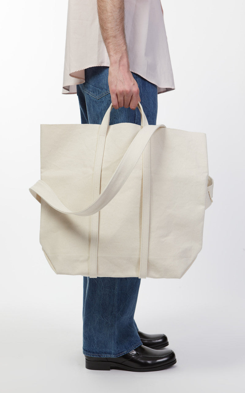 Amiacalva A149 Canvas 2Way Messenger Bag M White
