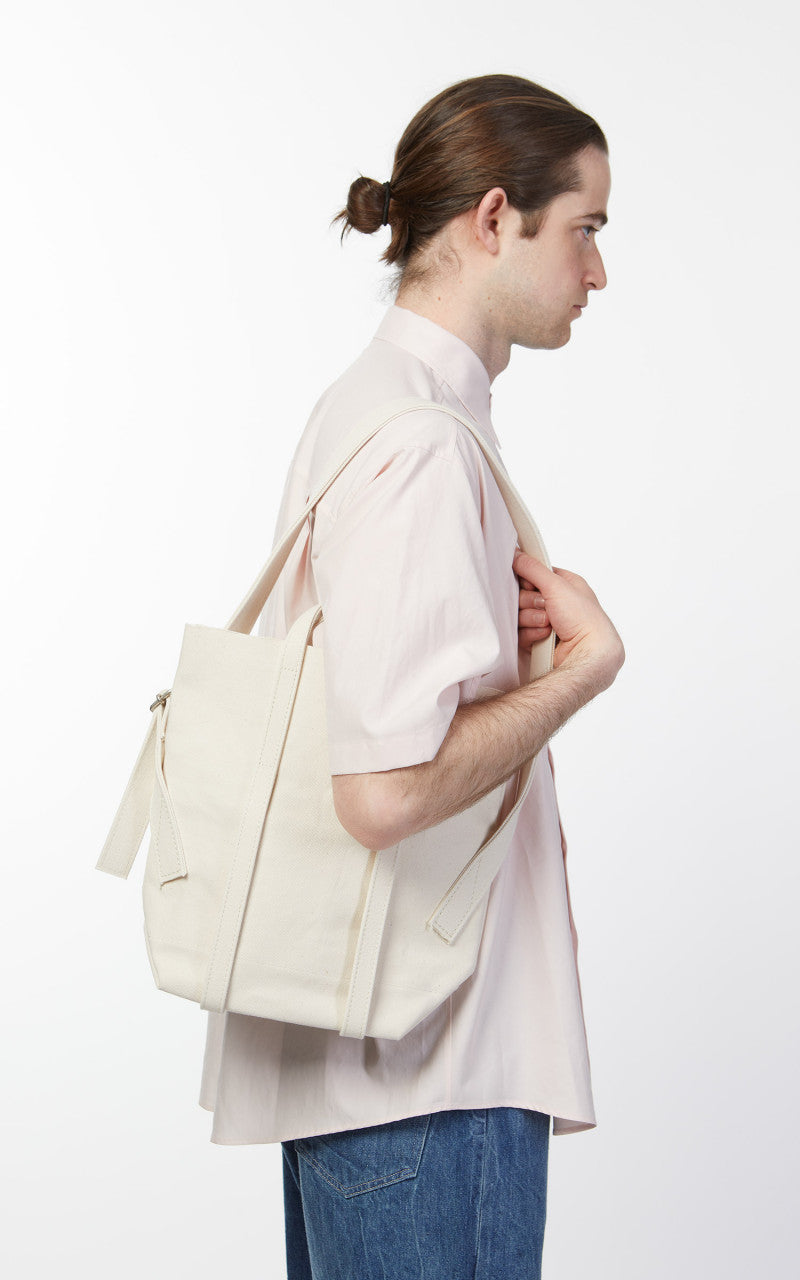 Amiacalva A150 Canvas 2Way Messenger Bag S White