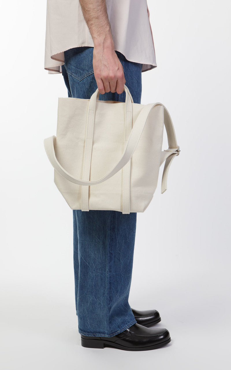 Amiacalva A150 Canvas 2Way Messenger Bag S White