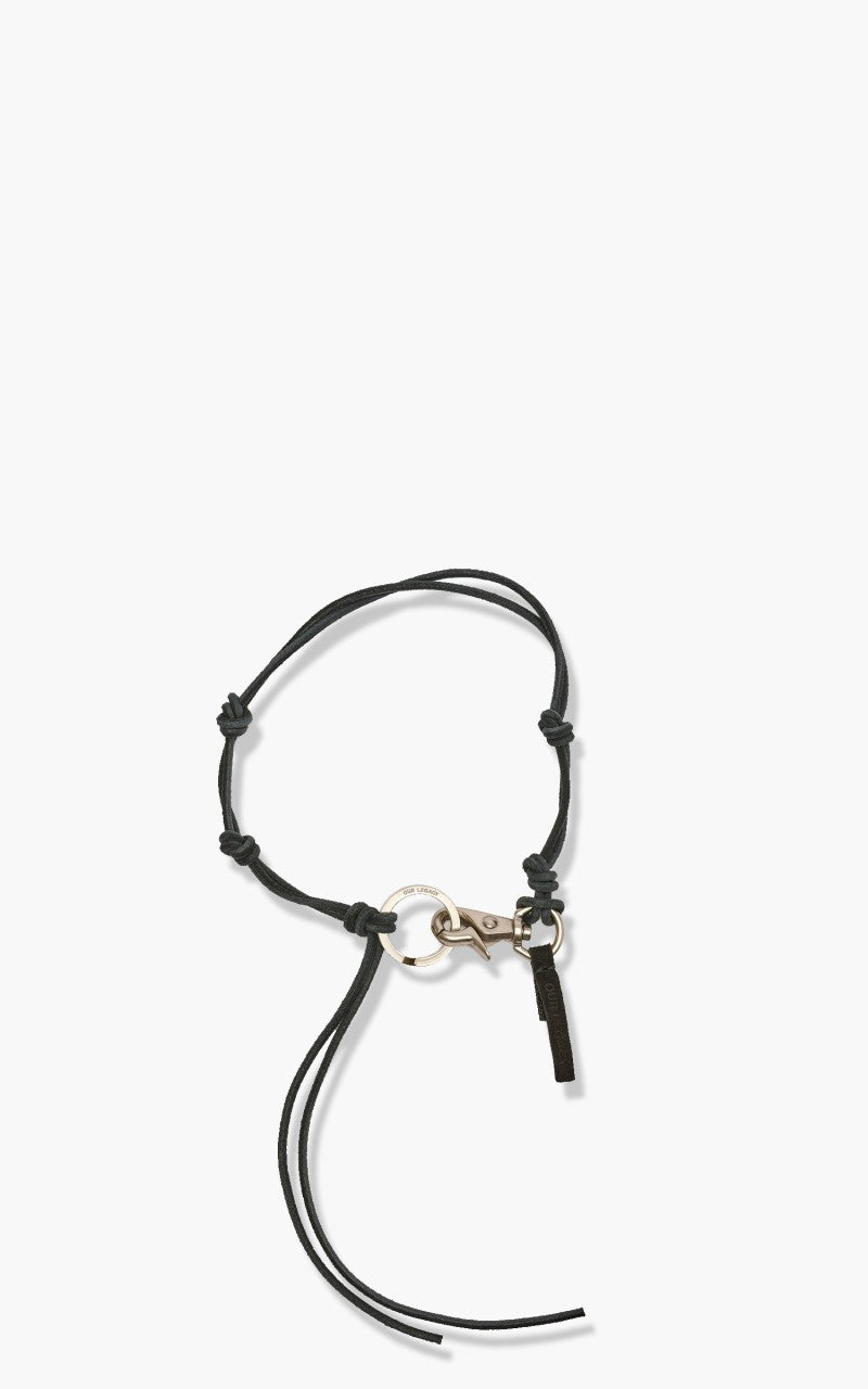 Our Legacy Ladon Keyring Black Leather