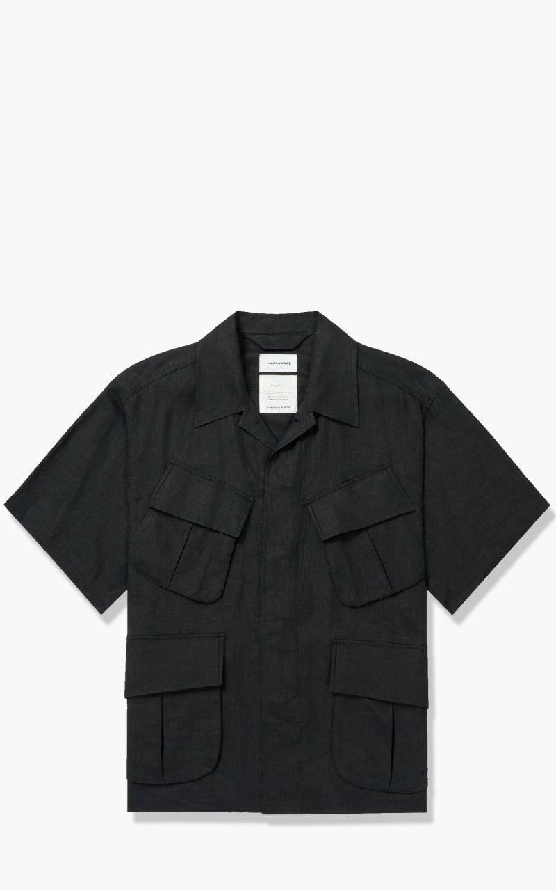 Markaware Jungle Fatigue S/S Hemp Shirt Charcoal Grey