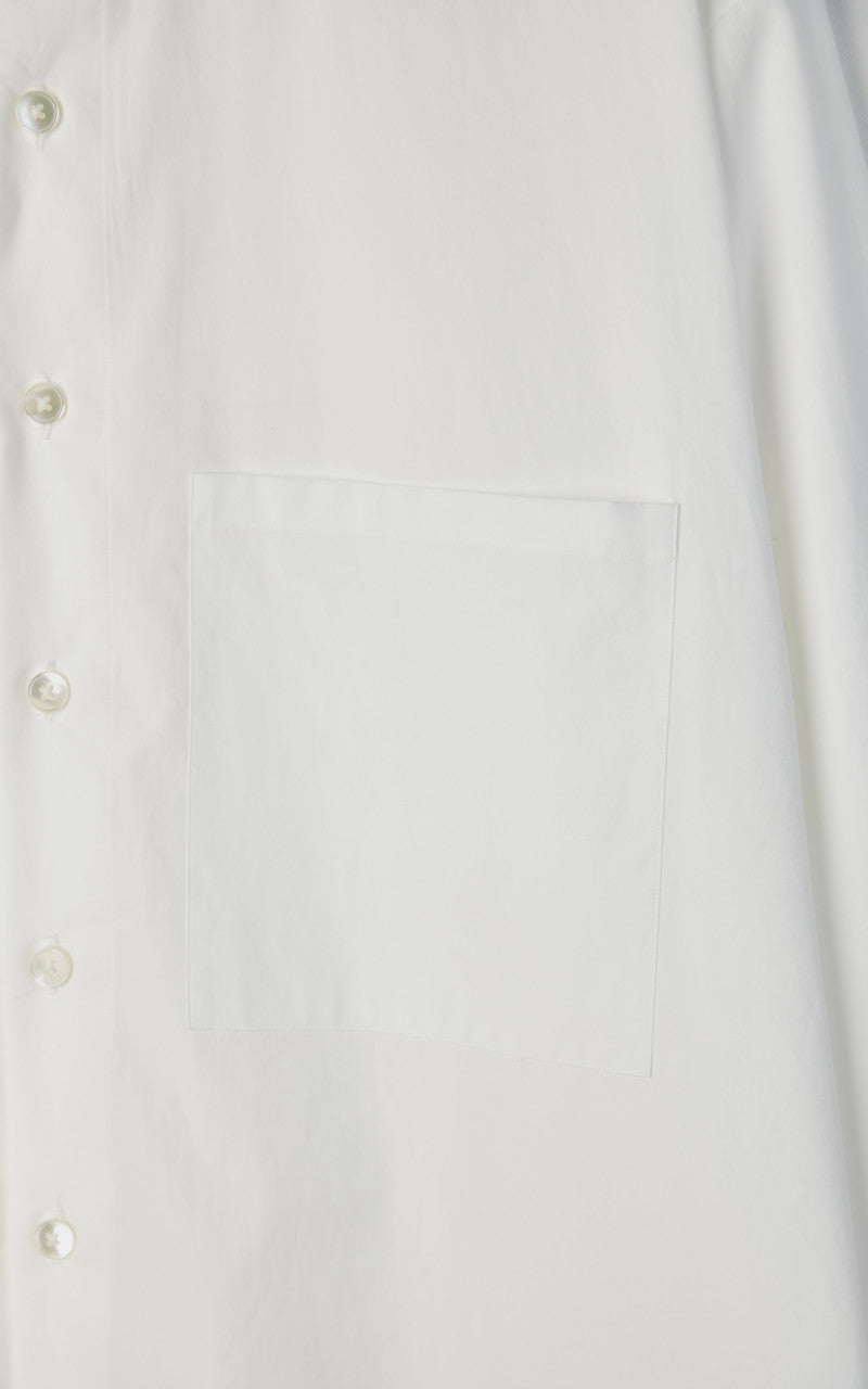 Auralee Washed Finx Twill Big Shirt White