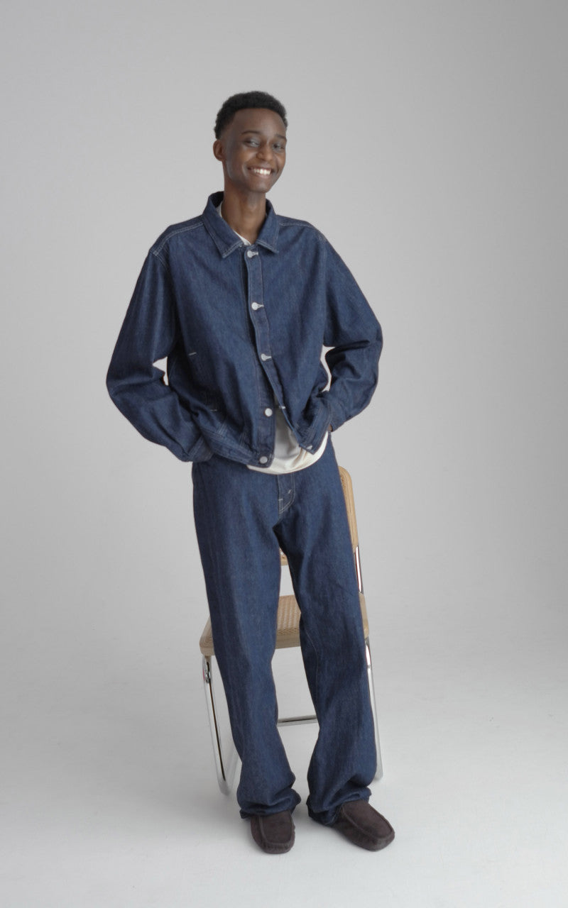 Auralee Selvedge Light Denim Pants Indigo